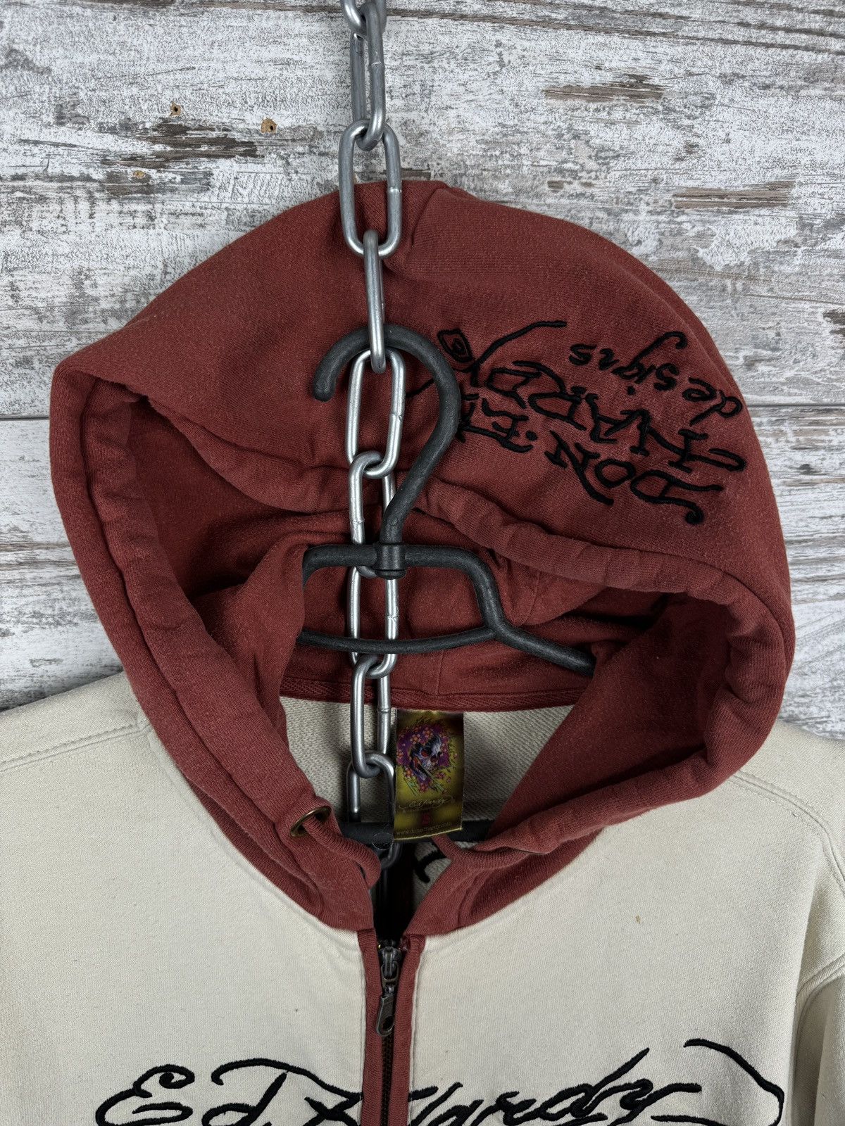 Christian Audigier Mens Vintage Ed Hardy zip hoodie Christian Audigier skeleton Size US S / EU 44-46 / 1 - 11 Thumbnail