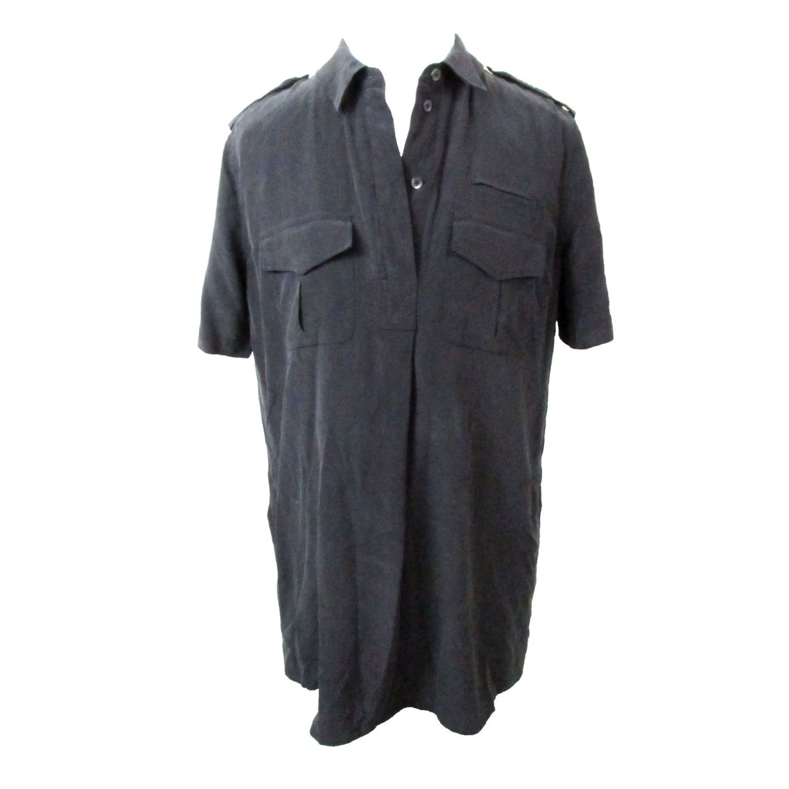Equipment Equipment Femme Silk Shirt Size Medium Black Button-Up Casual Business Women Shirt Size M / US 6-8 / IT 42-44 - 2 Thumbnail