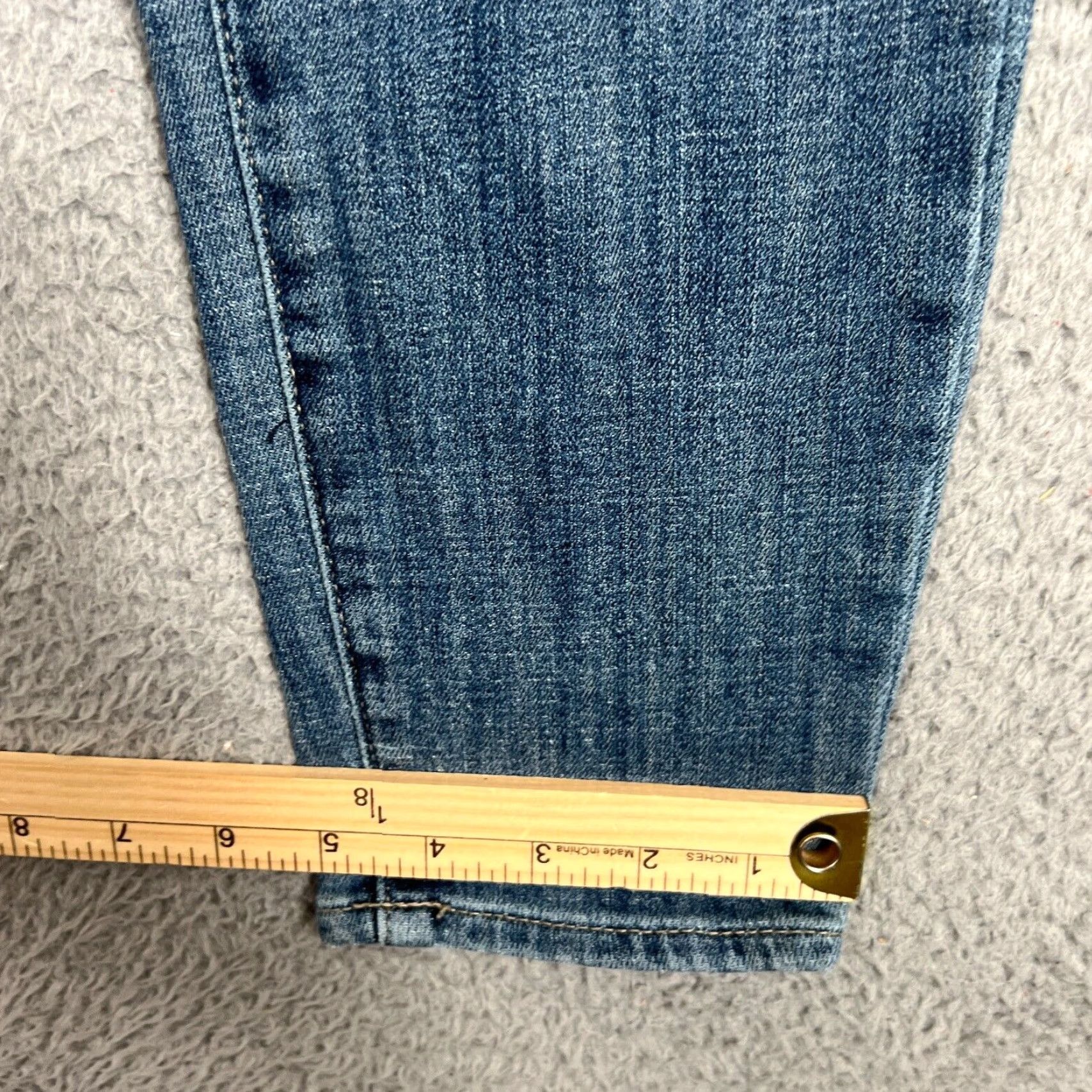 Lucky Brand Lucky Brand Jeans Womens 6/28 Blue Denim Ava Skinny Raw Size 29" - 2 Thumbnail