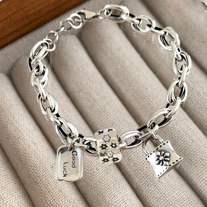 Jewelry Star Lock Letter Chain Bracelet Size ONE SIZE - 2 Thumbnail