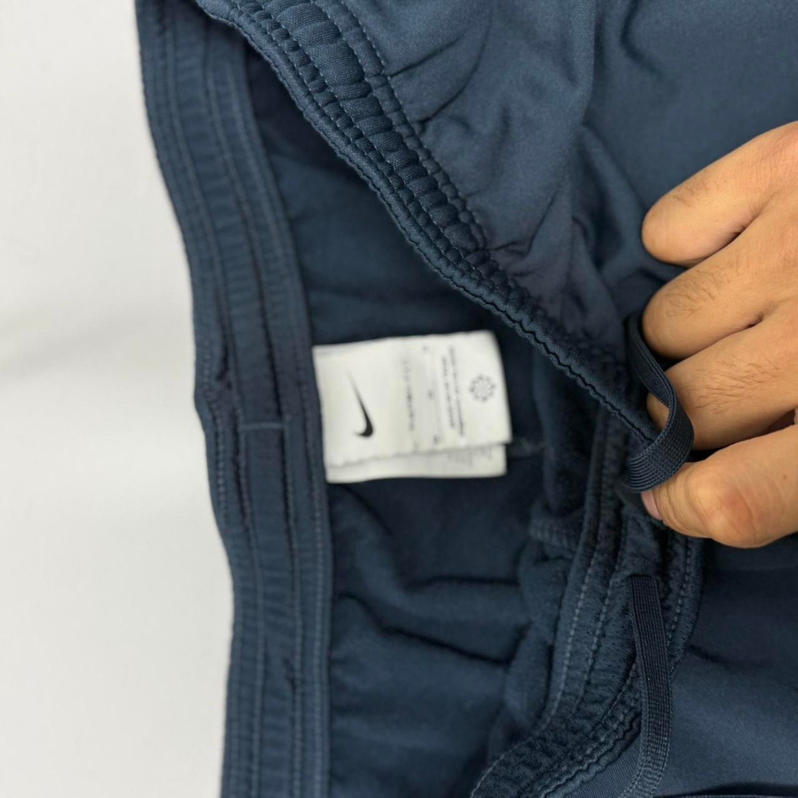 Nike Nike navy tapered athletic pants zip ankle joggers men’s m Size US 32 / EU 48 - 3 Thumbnail
