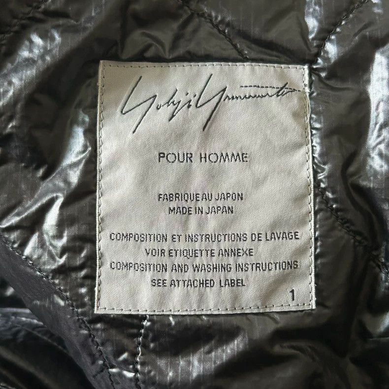 Yohji Yamamoto Yohji Yamamoto Yohji Yamamoto Black Nylon Parka Jacket Size US M / EU 48-50 / 2 - 6 Thumbnail