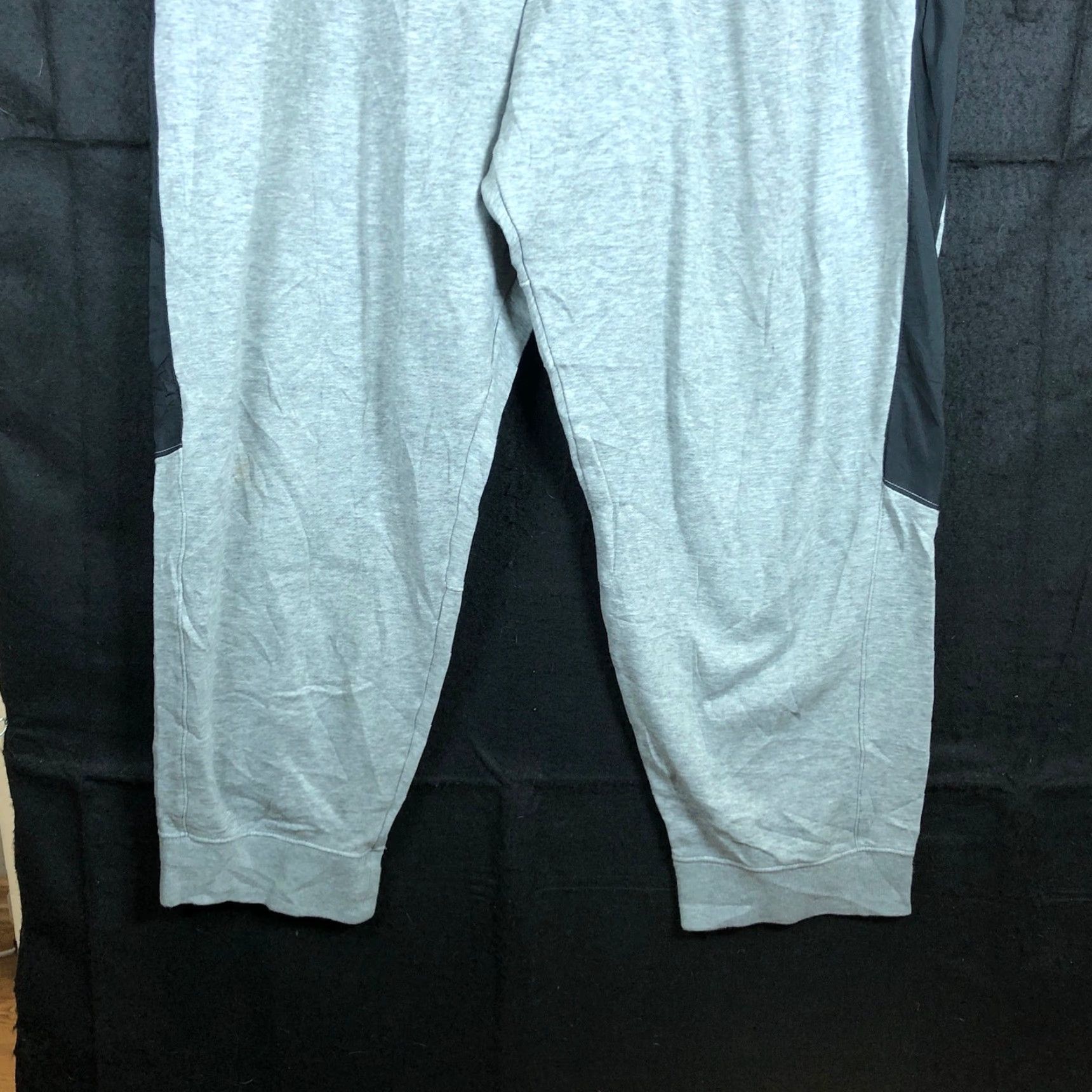 Nike VINTAGE Nike Mens Sweatpants Gray Sportswear Hybrid Drawstring Cotton Blend XL Size US 36 / EU 52 - 3 Thumbnail