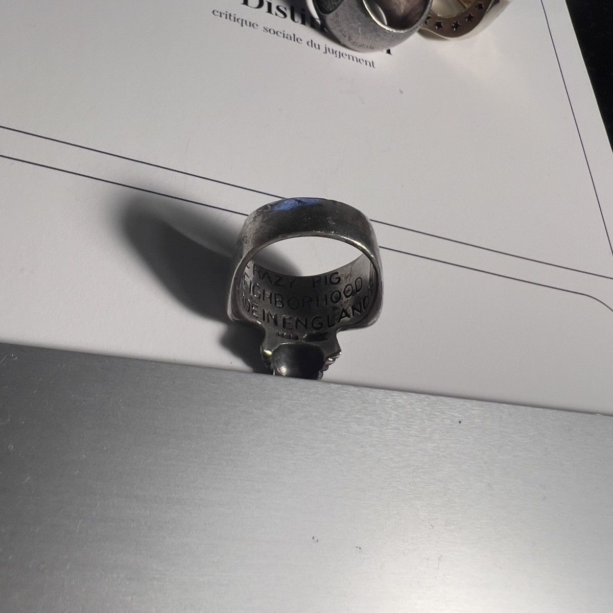 Neighborhood neighborhood x crazy pig skull ring Size ONE SIZE - 6 Thumbnail