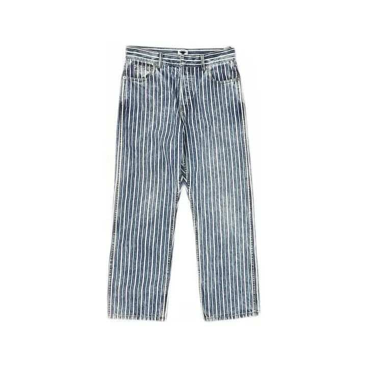 Dior Dior Striped Straight Leg Jeans for Women 0079-2507 Size 37" - 2 Thumbnail