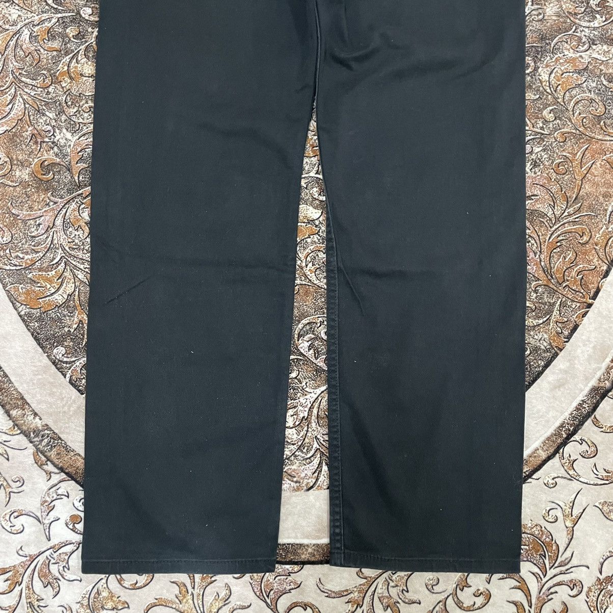 Levi's Vintage Clothing 🔥Vintage Levis 505 Super Black Straight Distress Denim Jeans Size US 35 - 6 Thumbnail