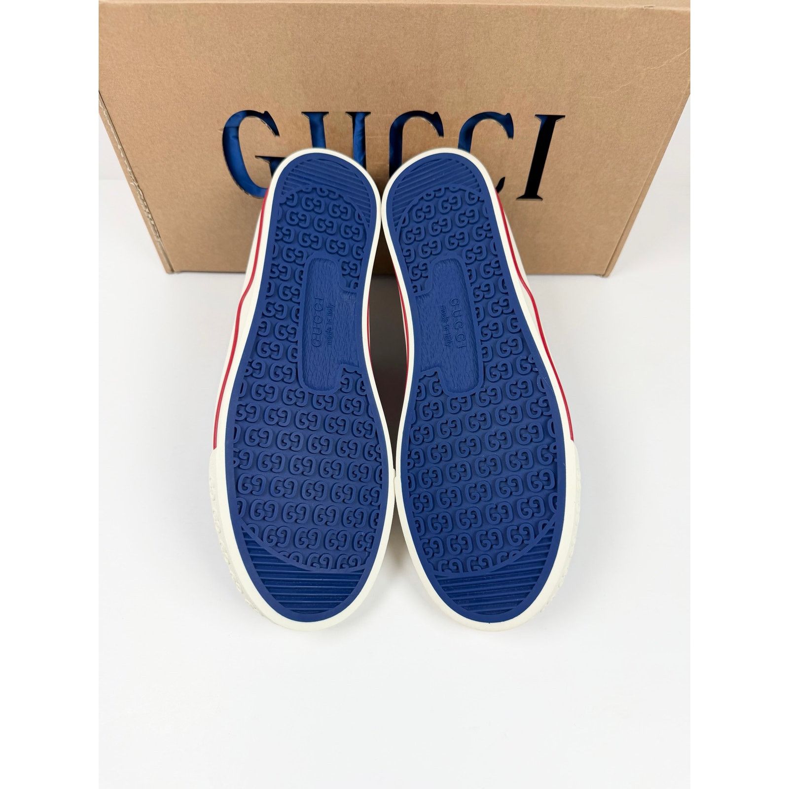 Gucci Size 8US - Gucci 1977 Blue Low Top Sneakers NEW Size US 8 / EU 41 - 6 Thumbnail