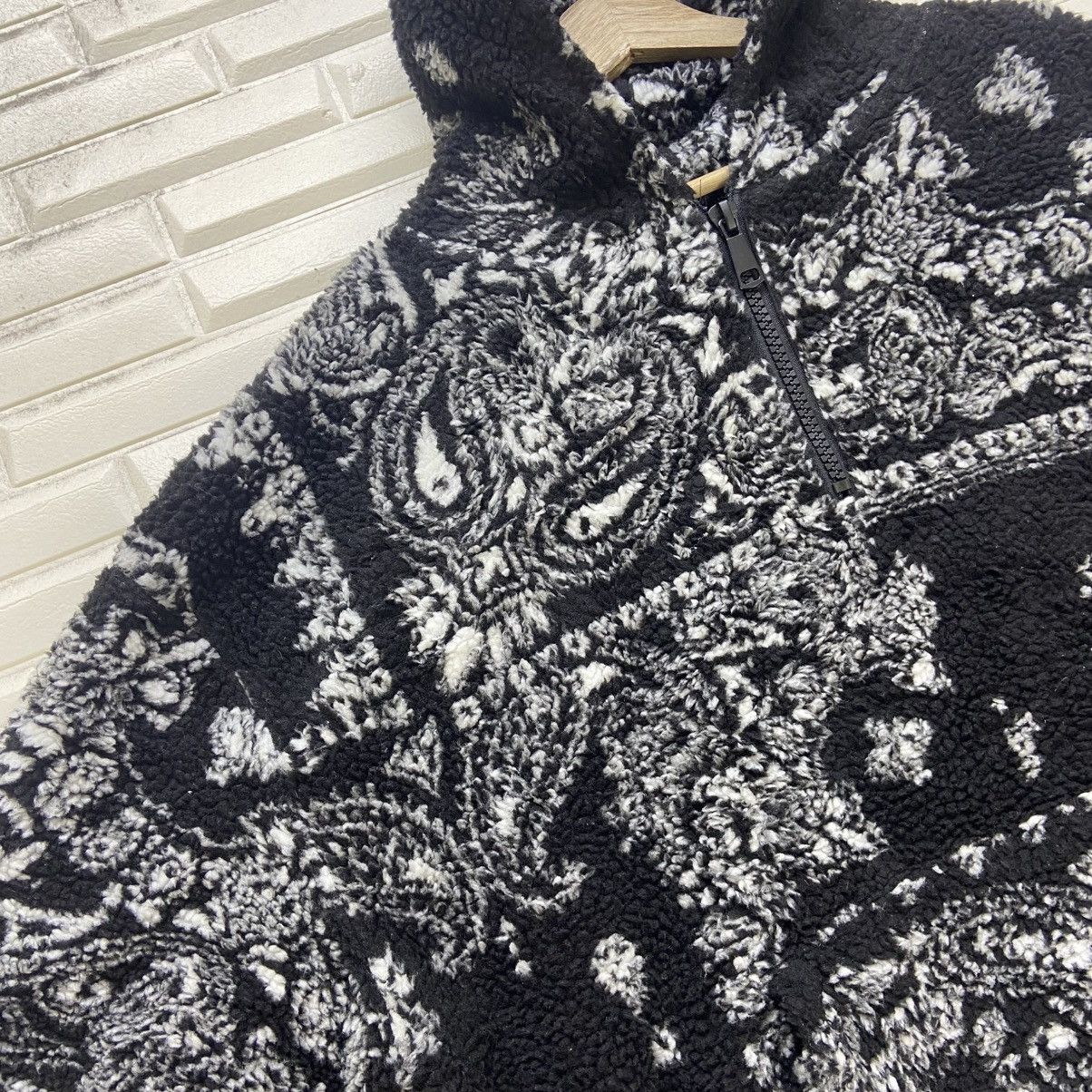 Japanese Brand Tyghus Paisley Art Sherpa Half Zipper Oversize Loose Jacket Size US L / EU 52-54 / 3 - 9 Thumbnail