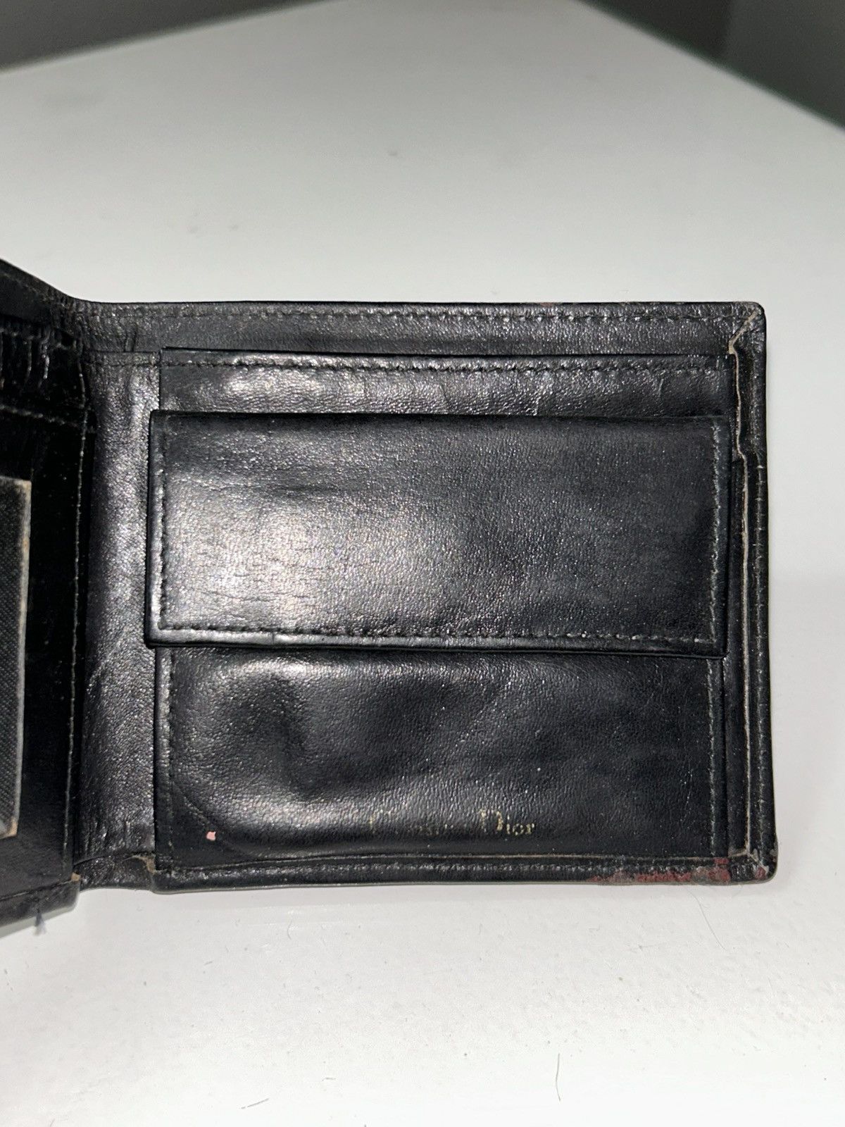 Dior Christian Dior Black Leather Bifold Wallet (project piece) Size ONE SIZE - 5 Thumbnail