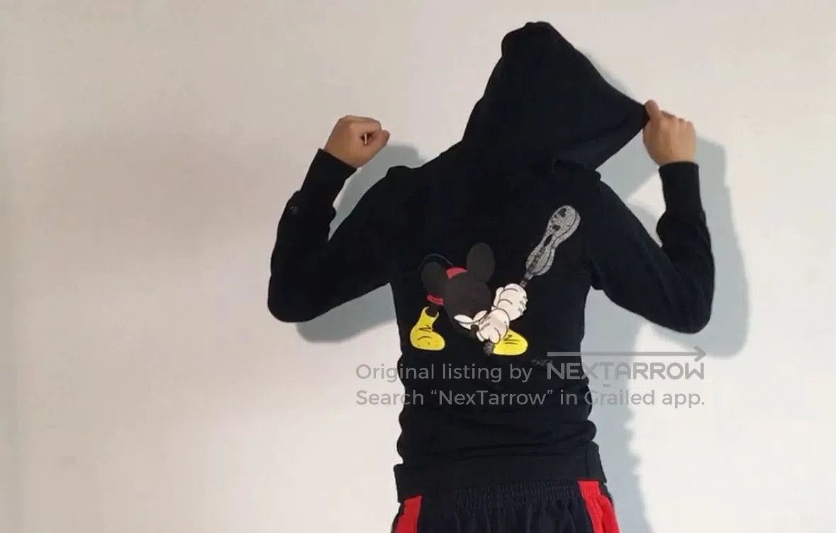 Roen ROEN Disney Mikey Black Hoodie. Size US S / EU 44-46 / 1 - 7 Thumbnail