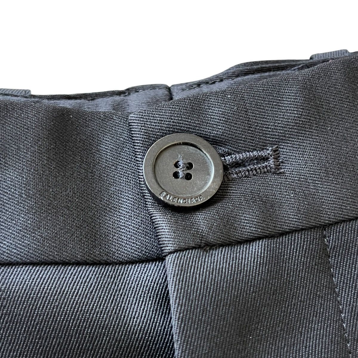 Balenciaga BALENCIAGA 2021AW DEMNA GVASALIA Virgin Wool Wide Pants Size US 26 / EU 42 - 4 Thumbnail