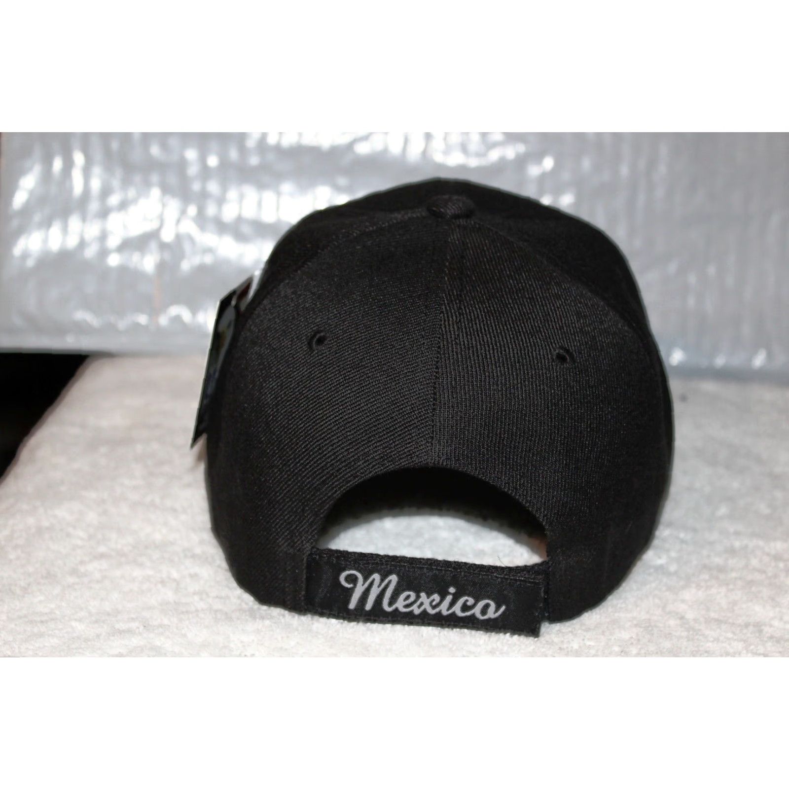 Vintage CHOICE Mexico Eagle Baseball Cap Black Adjustable Mens Size ONE SIZE - 3 Thumbnail