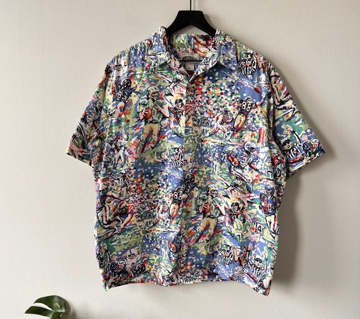 Reyn Spooner Reyn Spooner Football Print Button Up Size US L / EU 52-54 / 3 - 1 Thumbnail