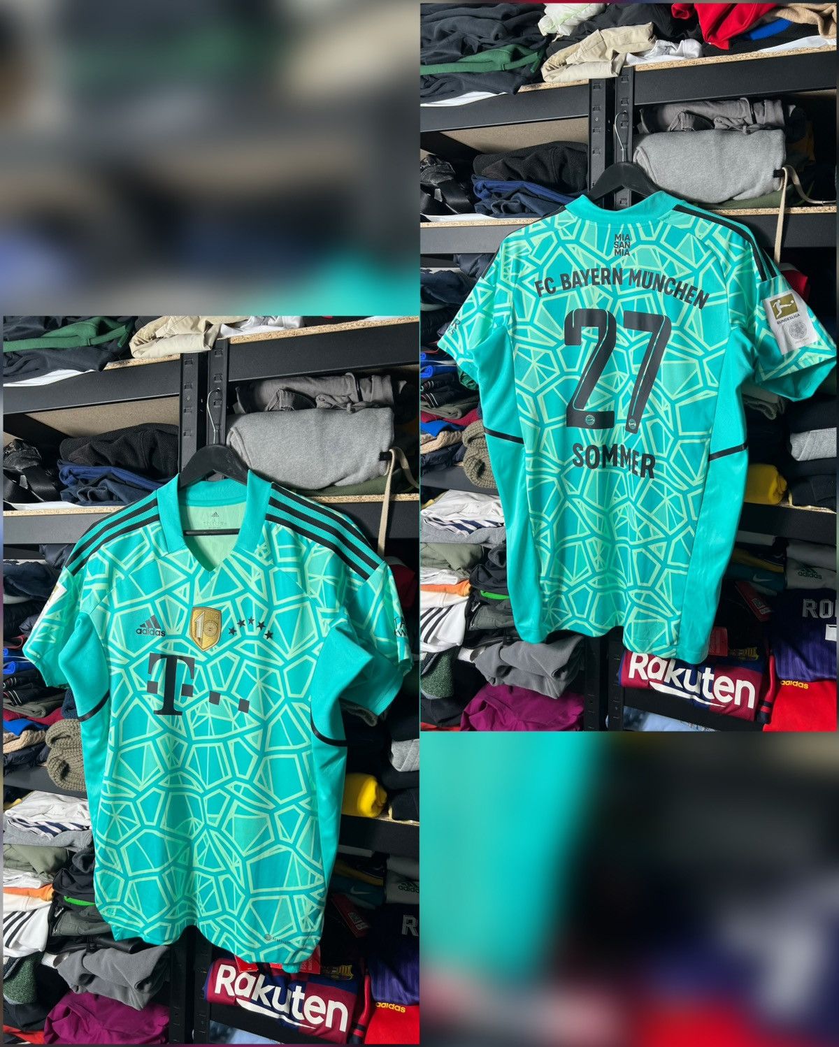 Adidas Adidas FC Bayern Munich Sommer #27 Football Jersey Shirt Size US L / EU 52-54 / 3 - 1 Thumbnail