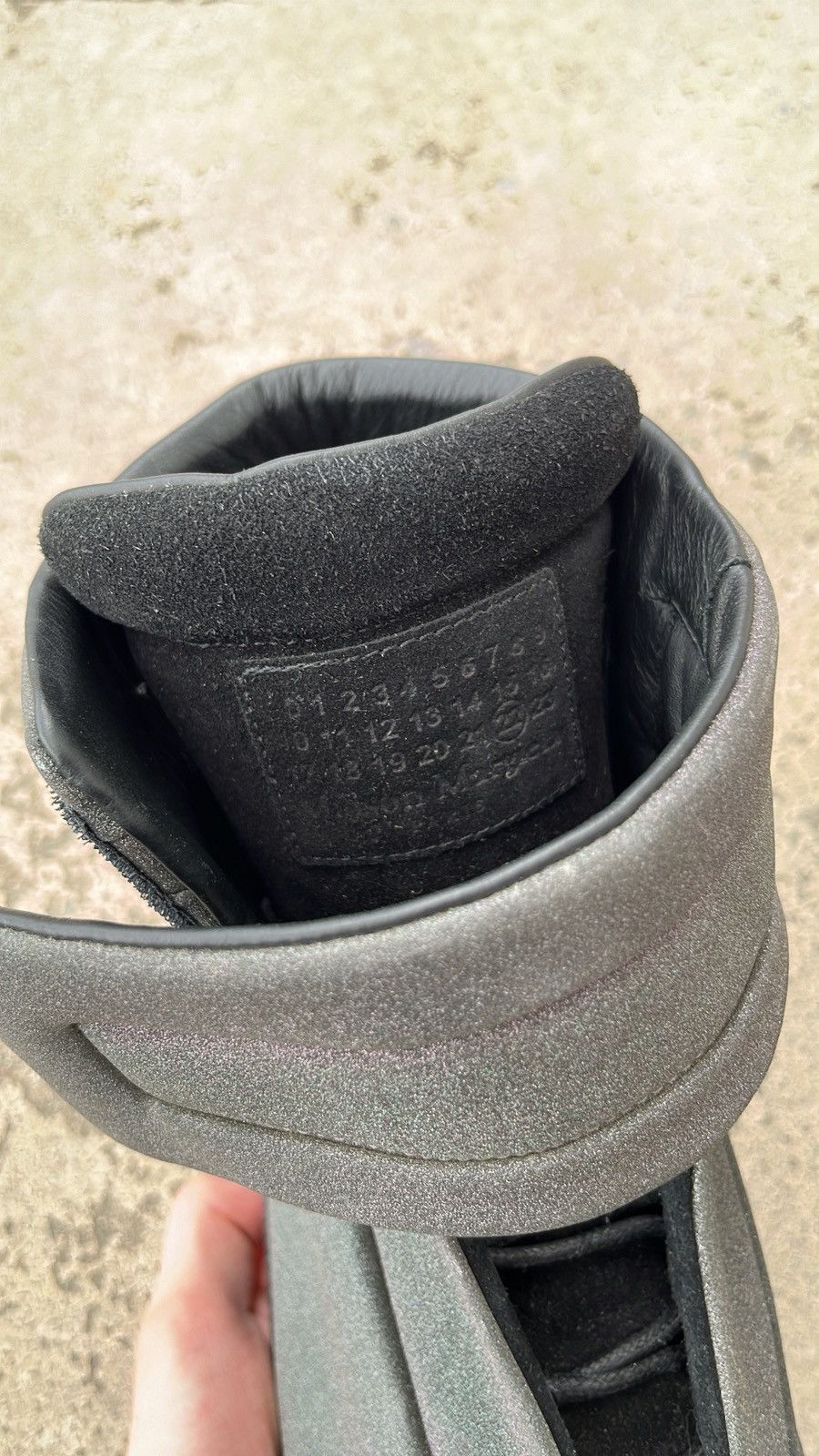 Maison Margiela Maison Margiela Future High-Top Black Glitter Size US 12.5 / EU 45-46 - 9 Thumbnail