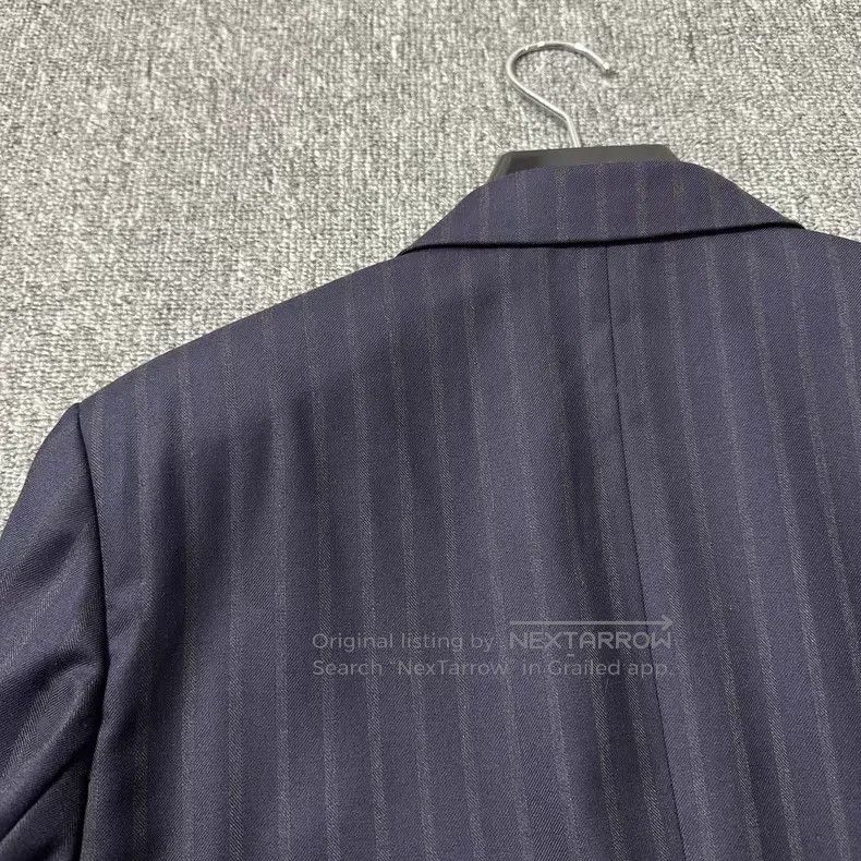 Dior Dior Navy Striped Three-piece Suit Size US S / EU 44-46 / 1 - 3 Thumbnail
