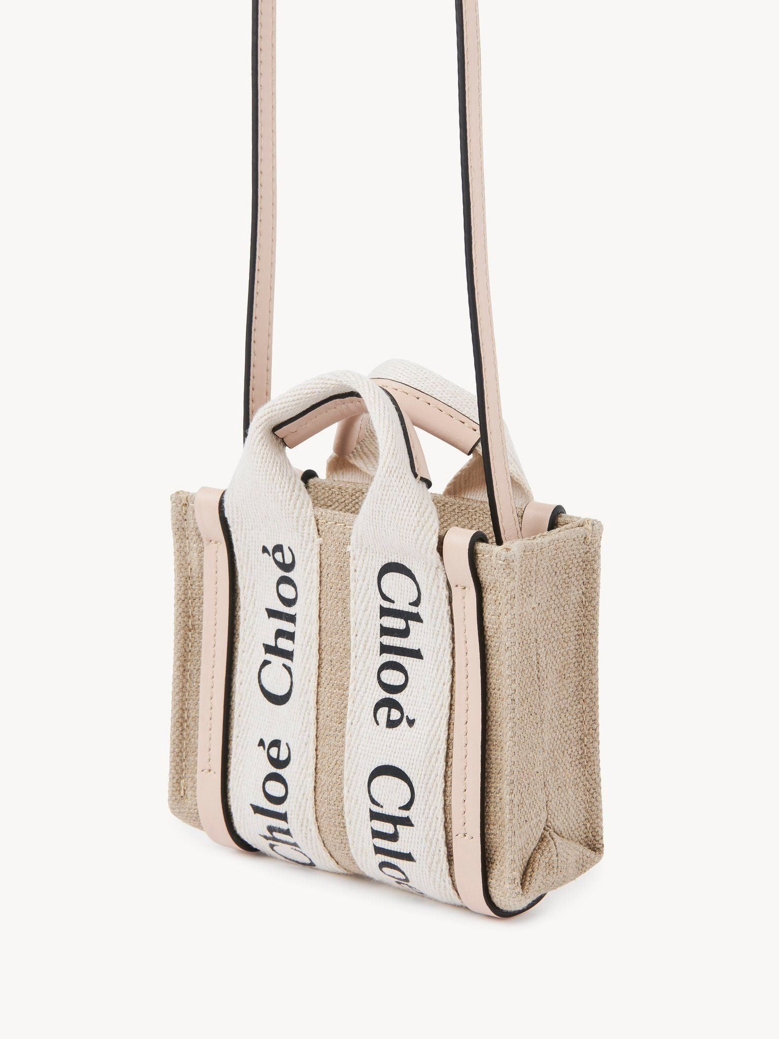 Chloe o1loc1c10226 Size: OS / Woody Nano Cement Bag in Pink Size ONE SIZE - 2 Thumbnail