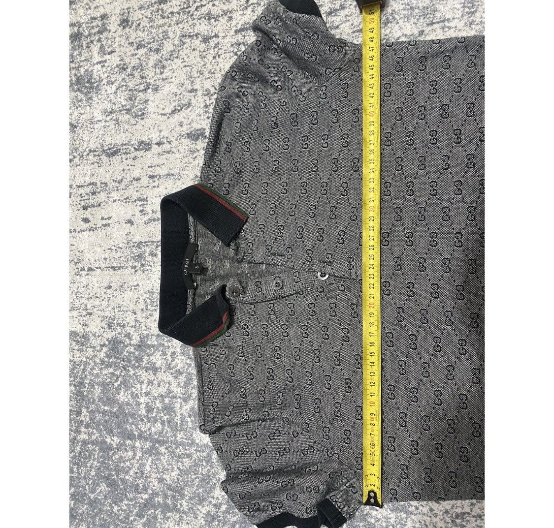 Gucci Vintage luxury gucci gg drip monogram polo shirt Size US S / EU 44-46 / 1 - 14 Thumbnail