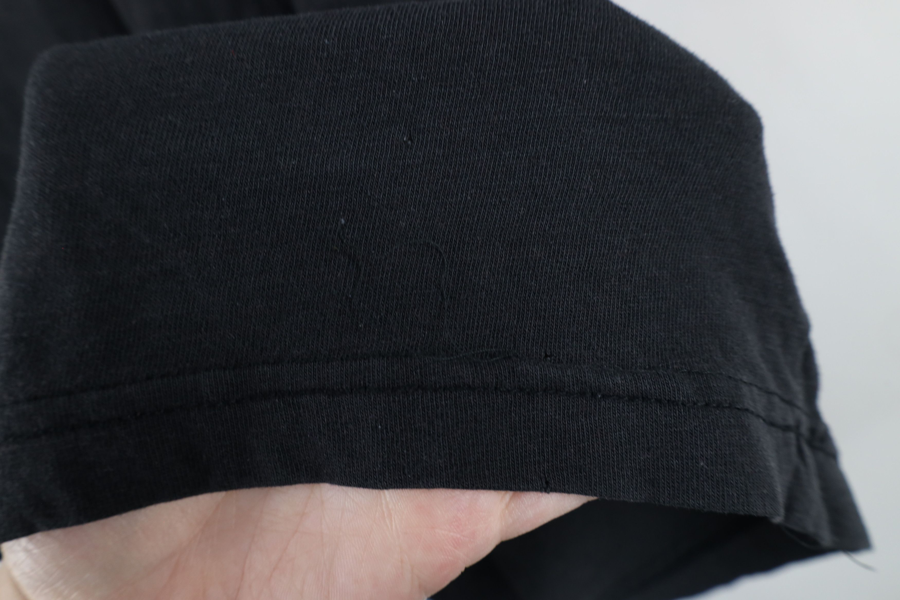 Vintage Vintage 90s Streetwear Blank Thin Short Sleeve T-Shirt Black Size US XL / EU 56 / 4 - 11 Thumbnail