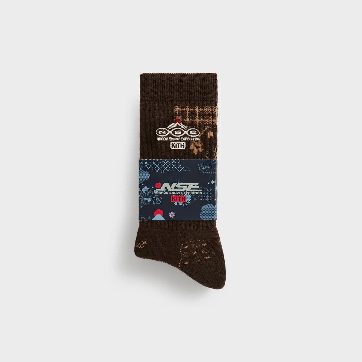 Columbia × Kith Kith for Columbia NSE Landscape Jacquard Socks Kindling Size ONE SIZE - 2 Thumbnail