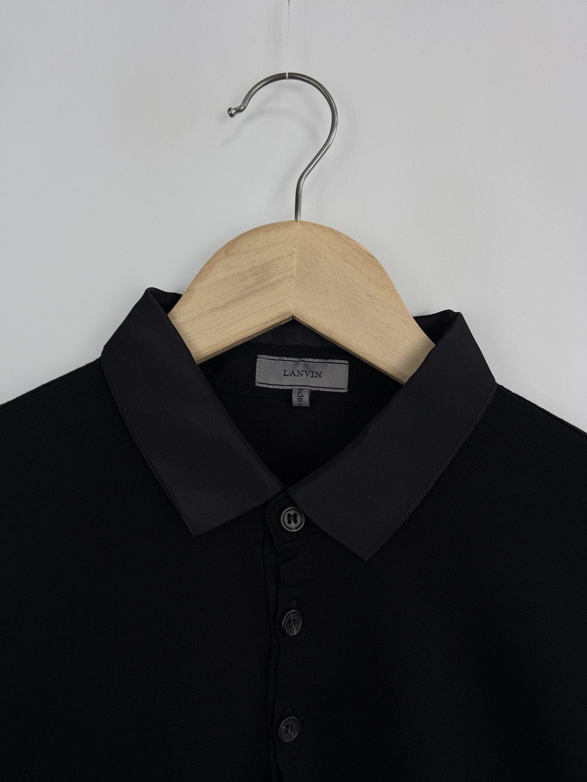 Lanvin 🇫🇷 Lanvin Luxury Classic Long Sleeve Polo Shirt Rare Size US S / EU 44-46 / 1 - 4 Thumbnail