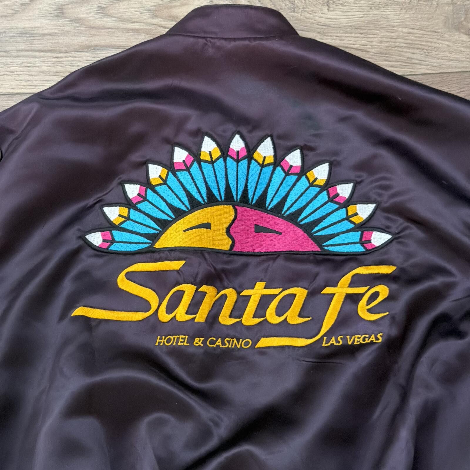 Other Vintage 80s Las Vegas Santa Fe Hotel & Casino Bomber Jacket Size US M / EU 48-50 / 2 - 6 Thumbnail