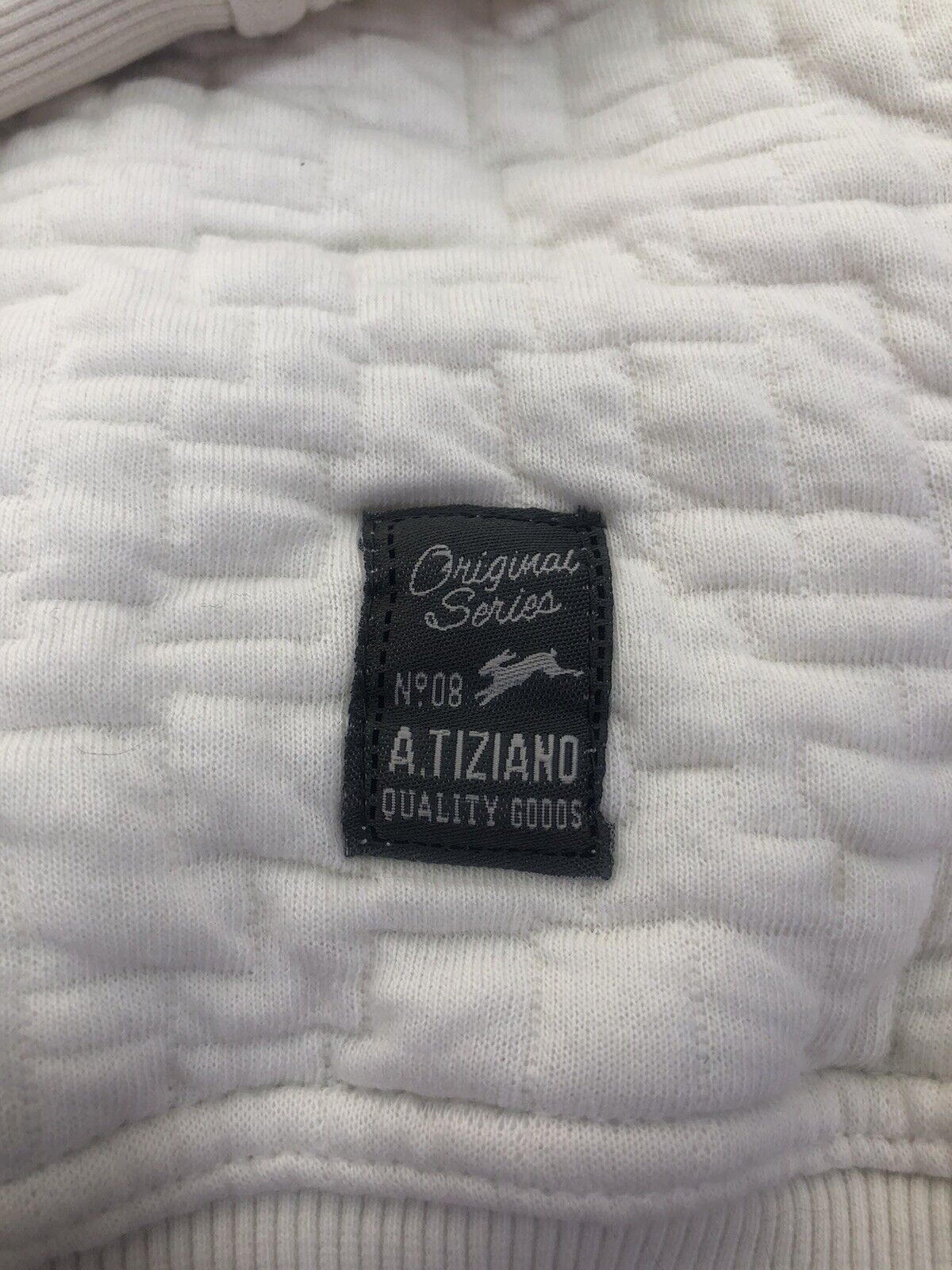 Other A. Tiziano quilted cotton jersey sweatshirt zip hoodie Size US XL / EU 56 / 4 - 10 Thumbnail