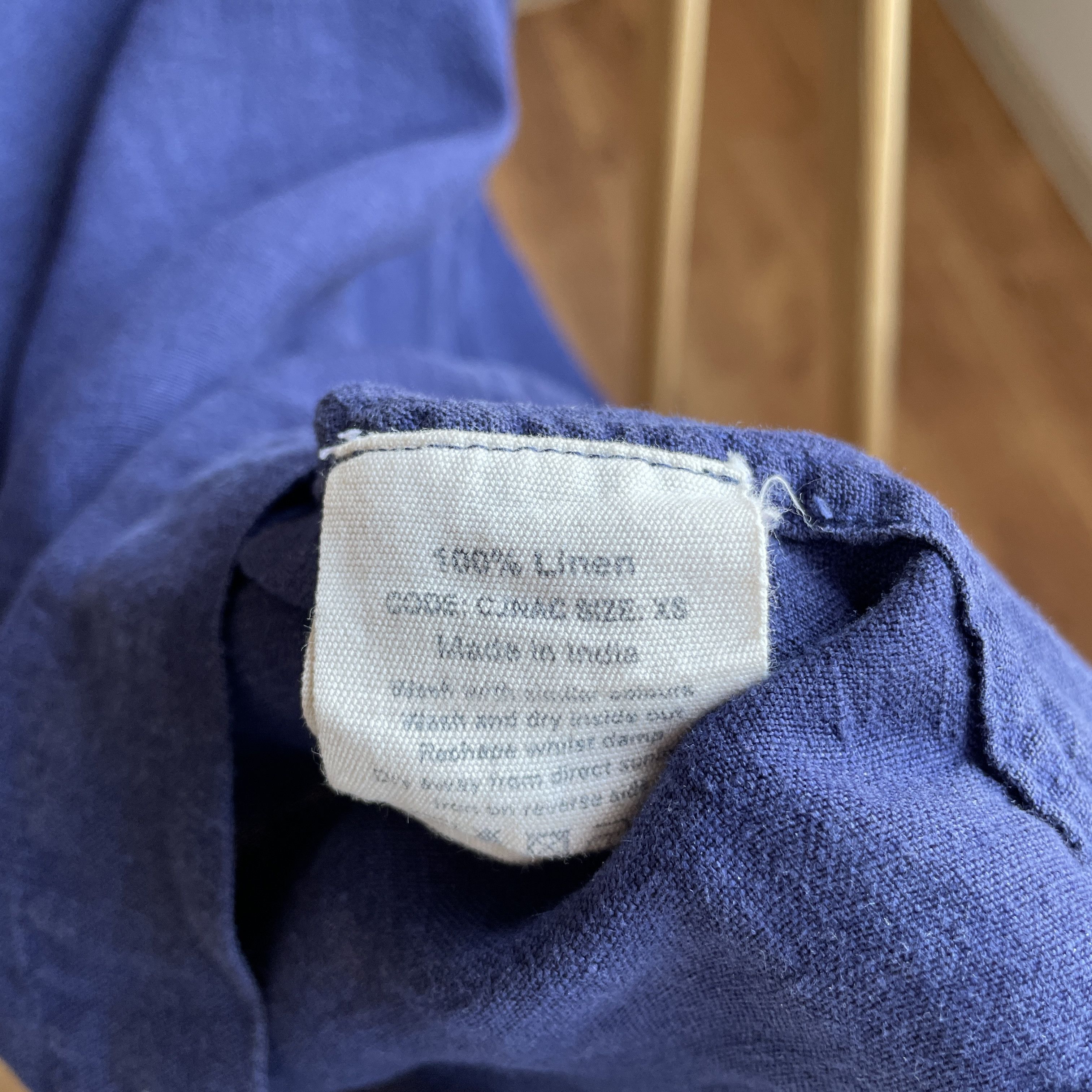 Other Toast Womens Garment Dyed Indigo Linen Tank Top Size XS / US 0-2 / IT 36-38 - 6 Thumbnail