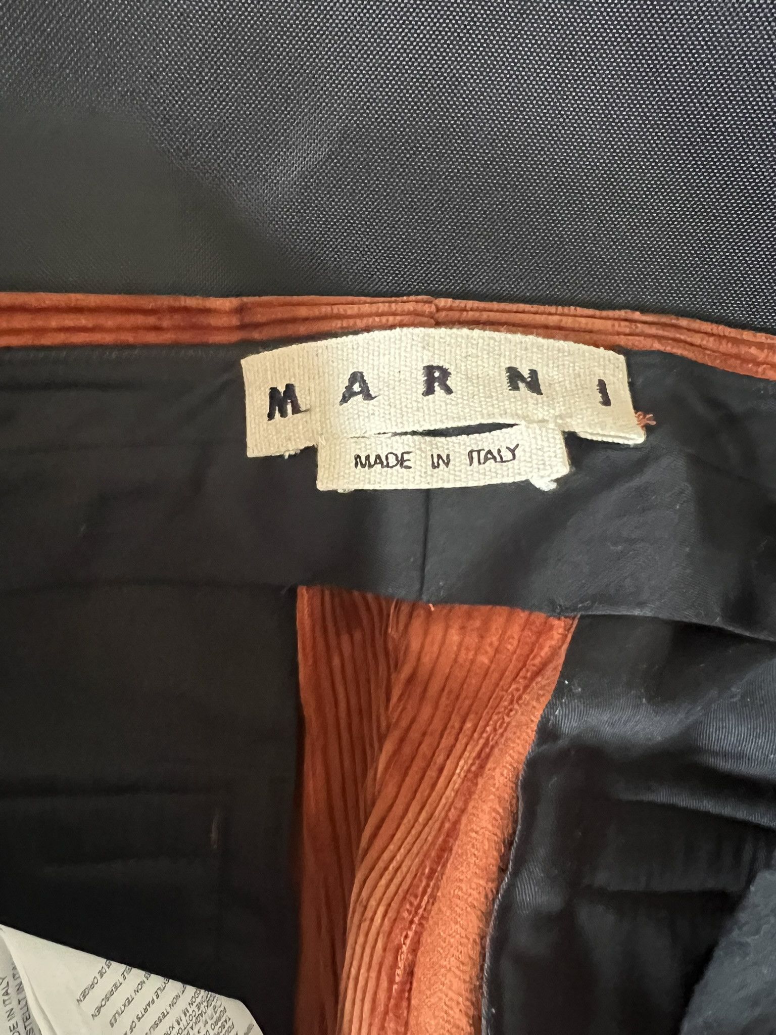 Marni Marni FW20 Waxed Corduroy Flared Pants sz 46 Size US 30 / EU 46 - 6 Thumbnail
