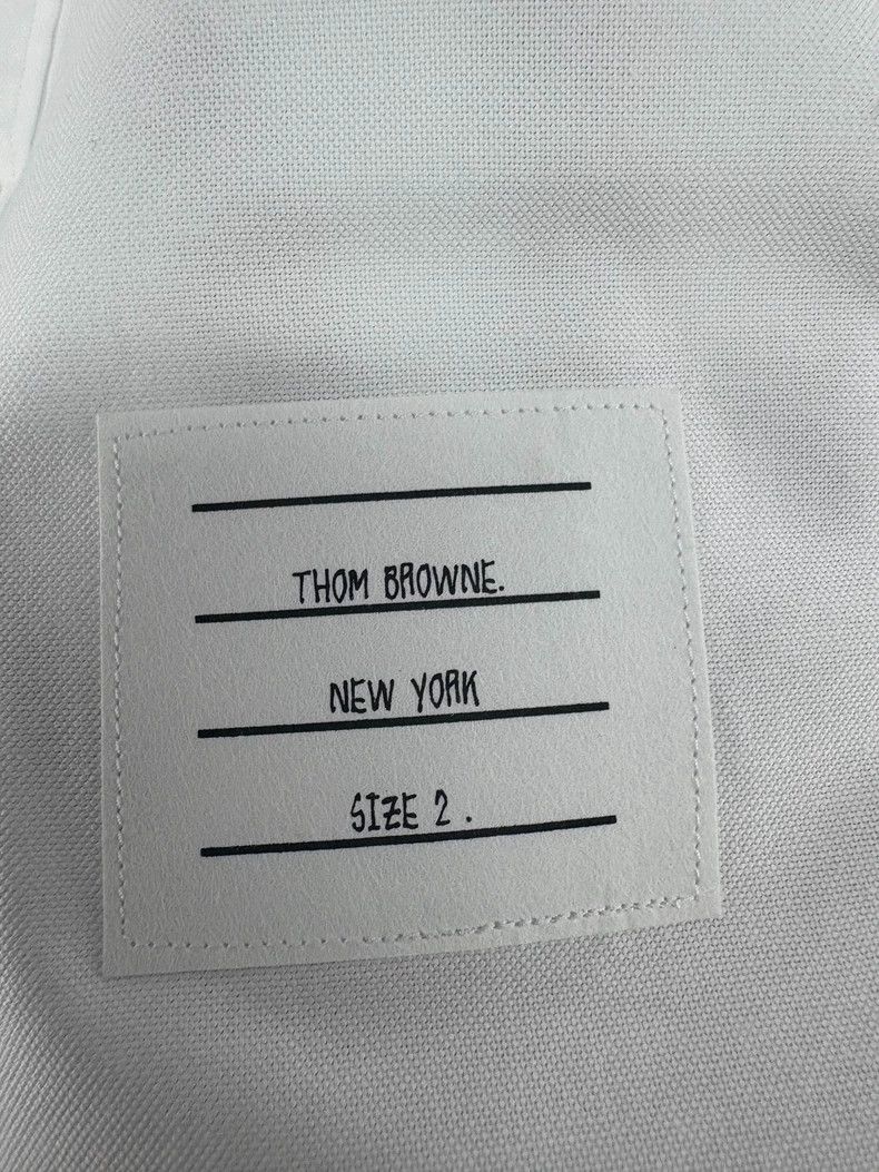 Thom Browne Thom Browne Floral embroidered white shirt Size US M / EU 48-50 / 2 - 5 Thumbnail
