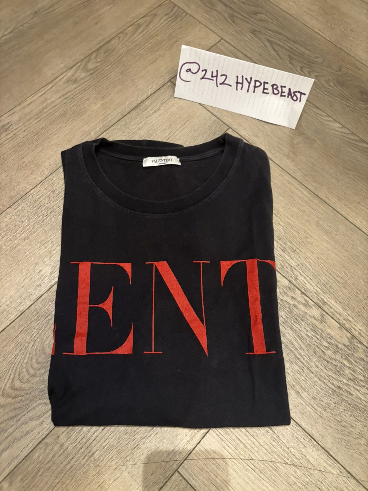 Valentino Valentino Logo Printed Crewneck T-Shirt Size US XXL / EU 58 / 5 - 2 Thumbnail