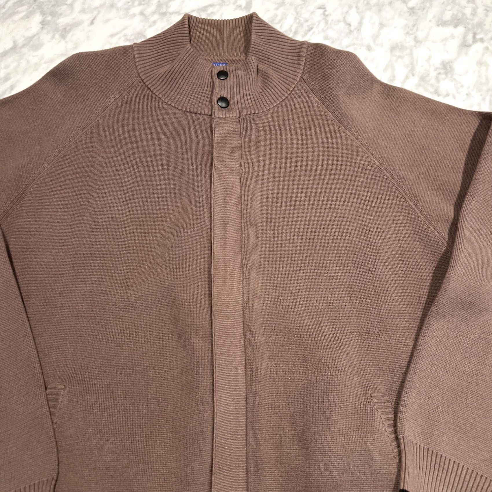 Pendleton Pendleton Sweater Cardigan Jacket Size L Full-Zip Snaps Pockets Cotton Brown Size US L / EU 52-54 / 3 - 3 Thumbnail