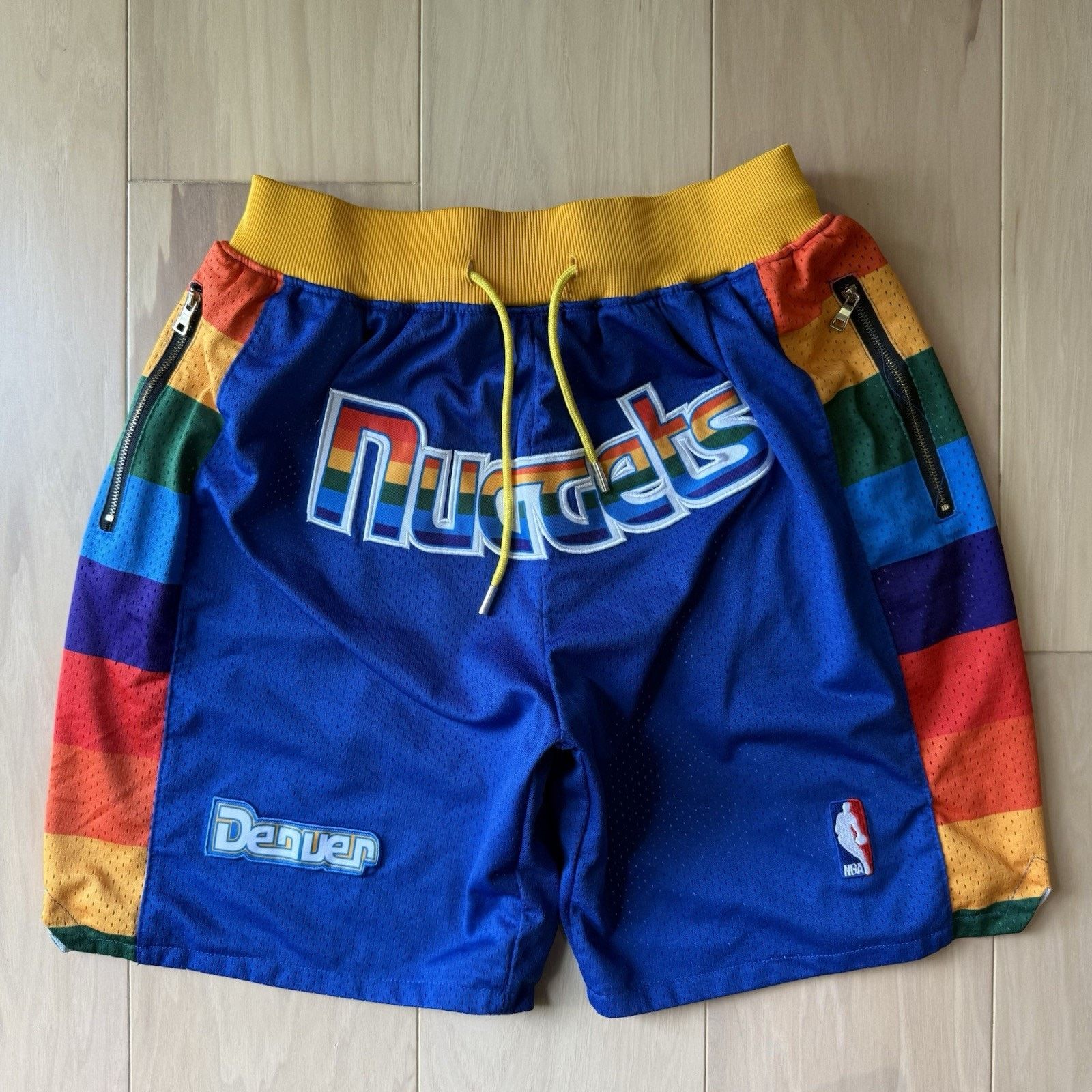 Just Don Denver Nuggets Shorts Large Blue Just Don NBA Basketball Size US 26 / EU 42 - 2 Thumbnail