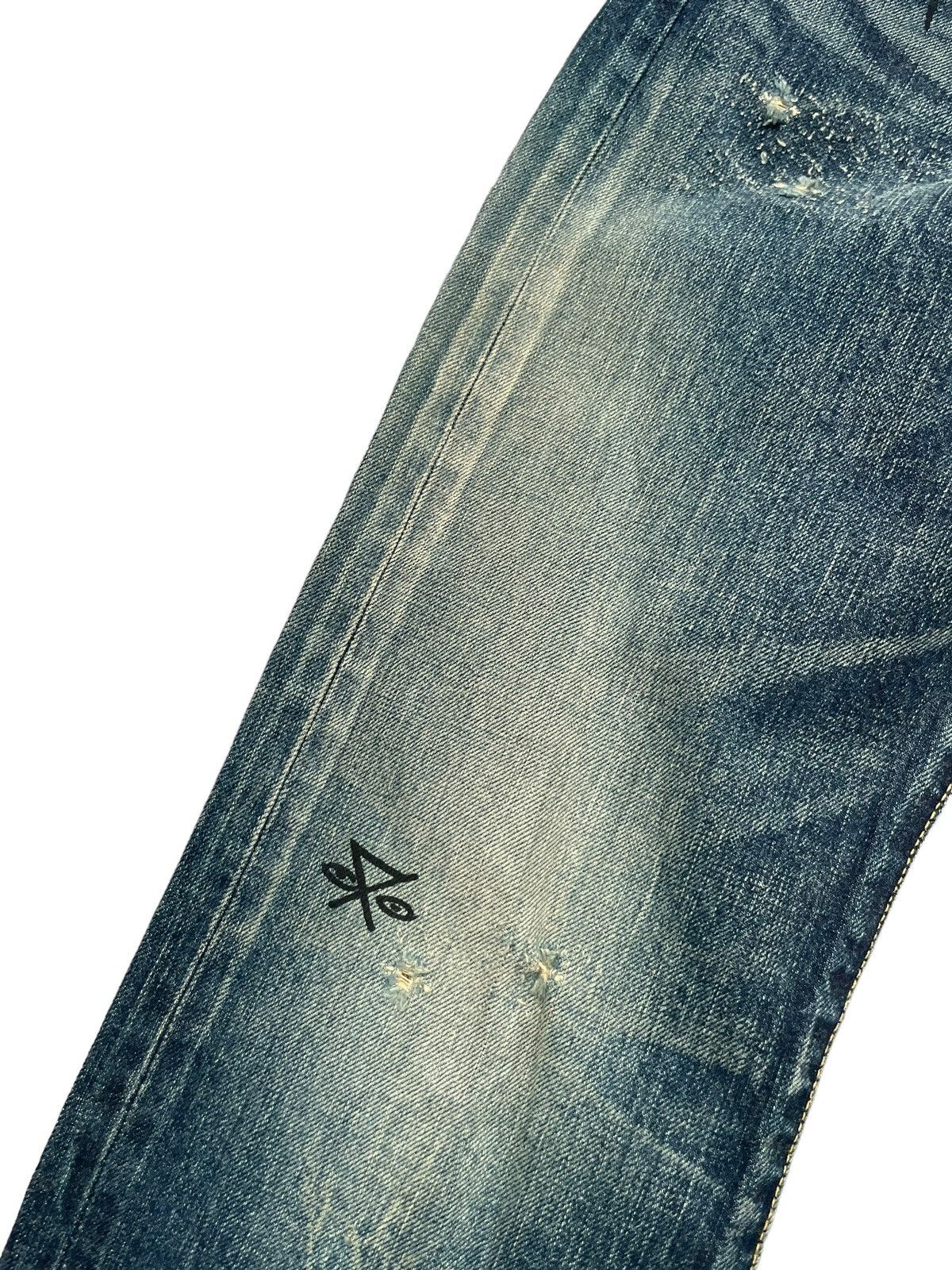 Japanese Brand × Paul Smith Red Ear Paul Smith Red Ear Howgate Wonder Selvedge Distresed Size US 31 - 4 Thumbnail