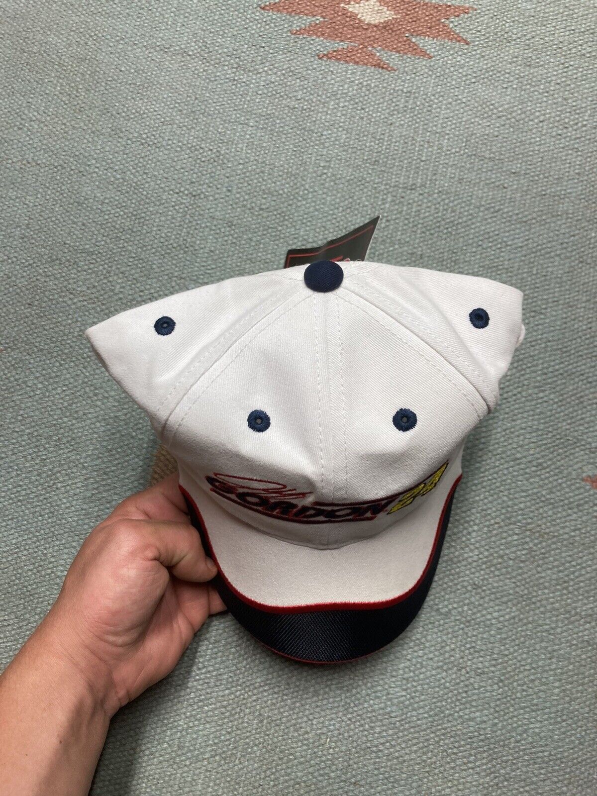 Chase Authentics × NASCAR × Vintage VTG Strapback hat cap jeff Gordon nascar racing 24 NWT NOS Size ONE SIZE - 3 Thumbnail