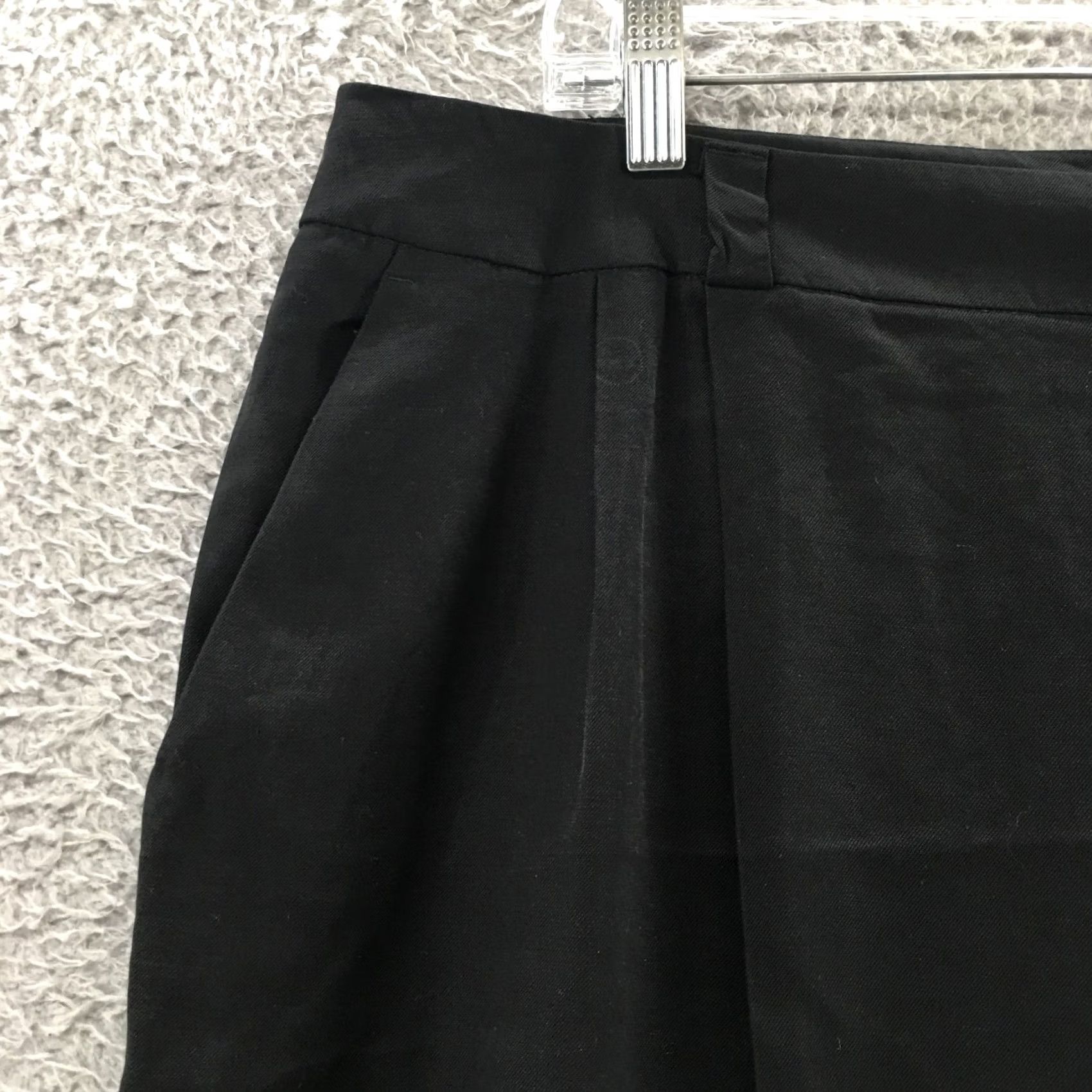 Vintage A New Day Wide Leg Pants Womens 17R Black High Rise Relaxed Fit Casual NEW Size 38" / US 16 / IT 52 - 4 Thumbnail