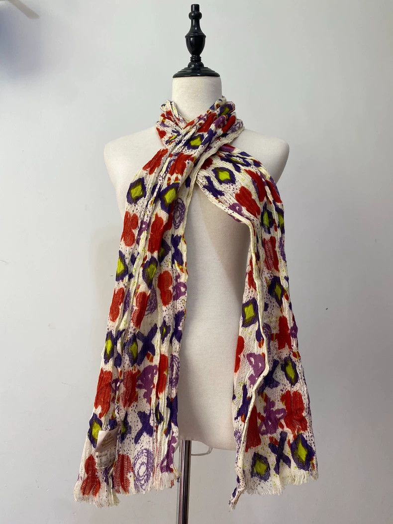 Vivienne Westwood Vivienne Westwood Old graffiti scarf Size ONE SIZE - 2 Thumbnail