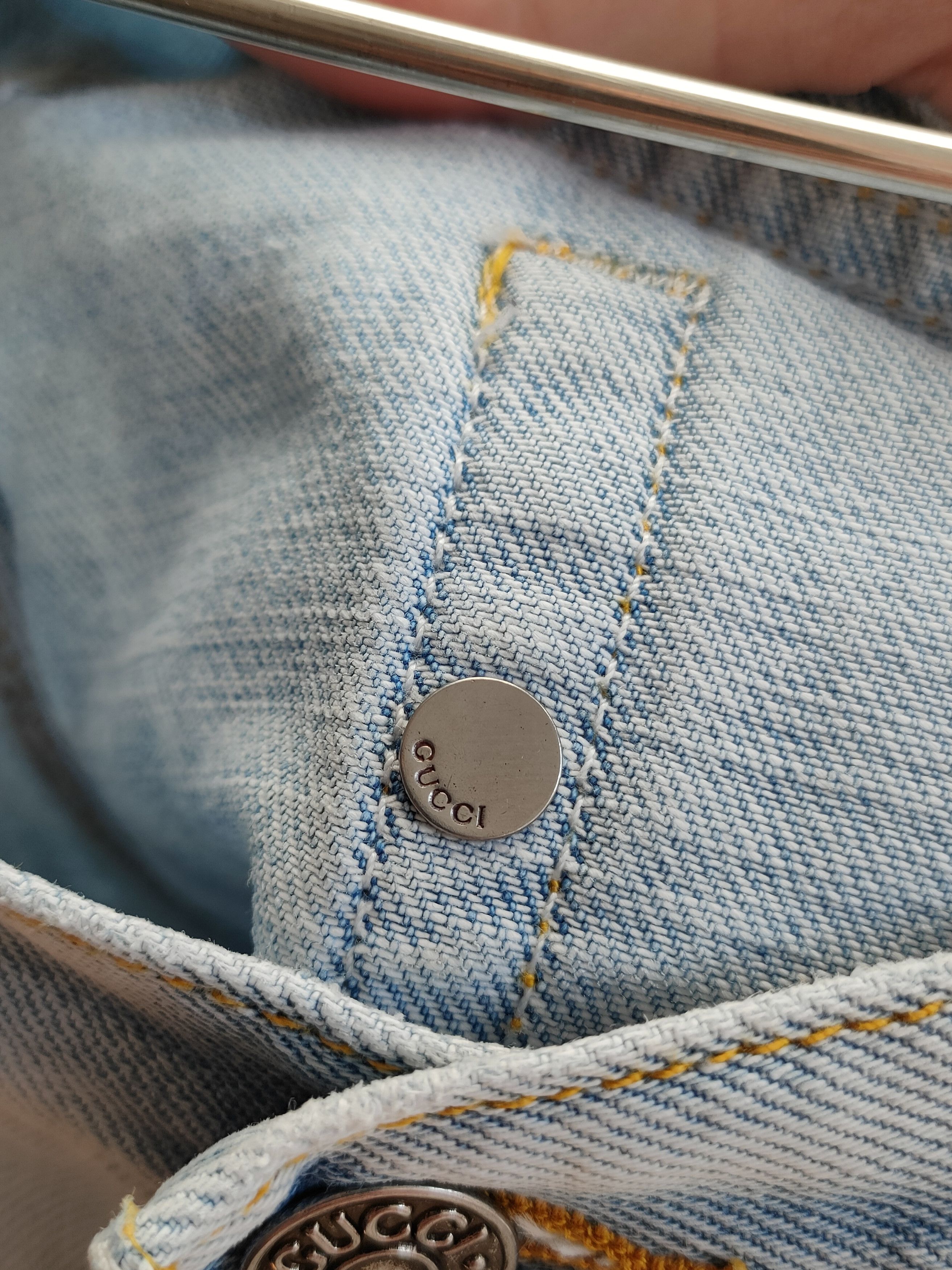 Gucci GUCCI Light Blue Skinny Jeans Size US 34 / EU 50 - 16 Thumbnail