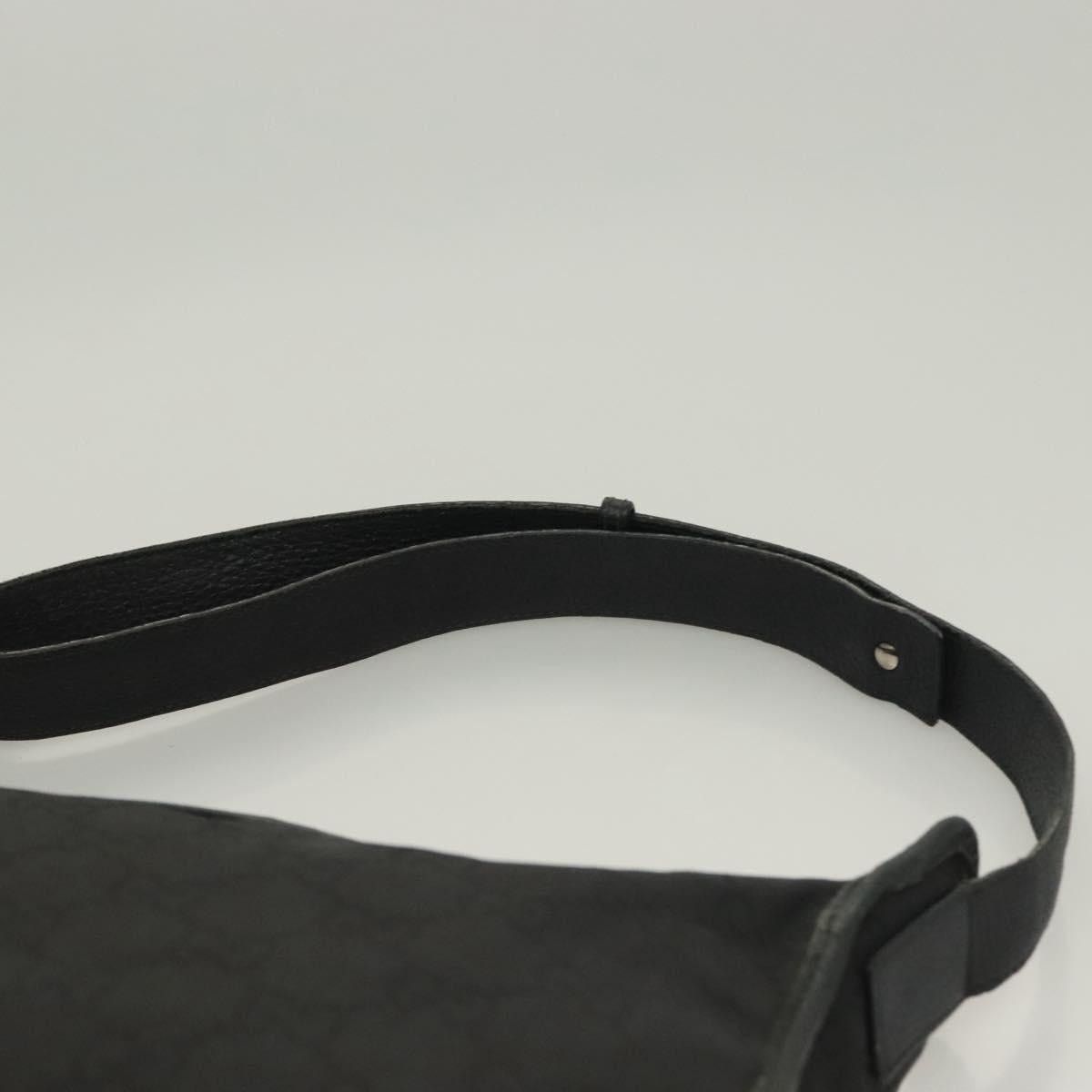 Gucci GUCCI GG Canvas Shoulder Bag Black Silver Size ONE SIZE - 7 Thumbnail