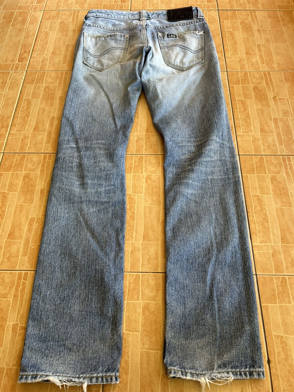 Lee Vintage Lee Riders Distress Jean Size US 29 - 2 Thumbnail