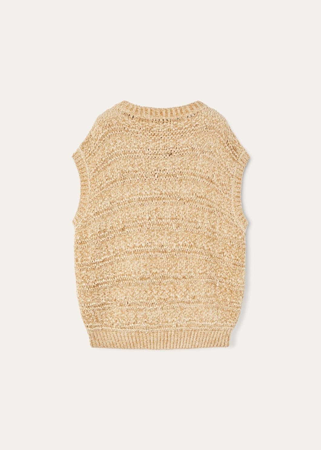Loro Piana o1w1db10825 FAO8347 Val D'egua Crewneck Sweater in Beige Size M / US 6-8 / IT 42-44 - 6 Thumbnail