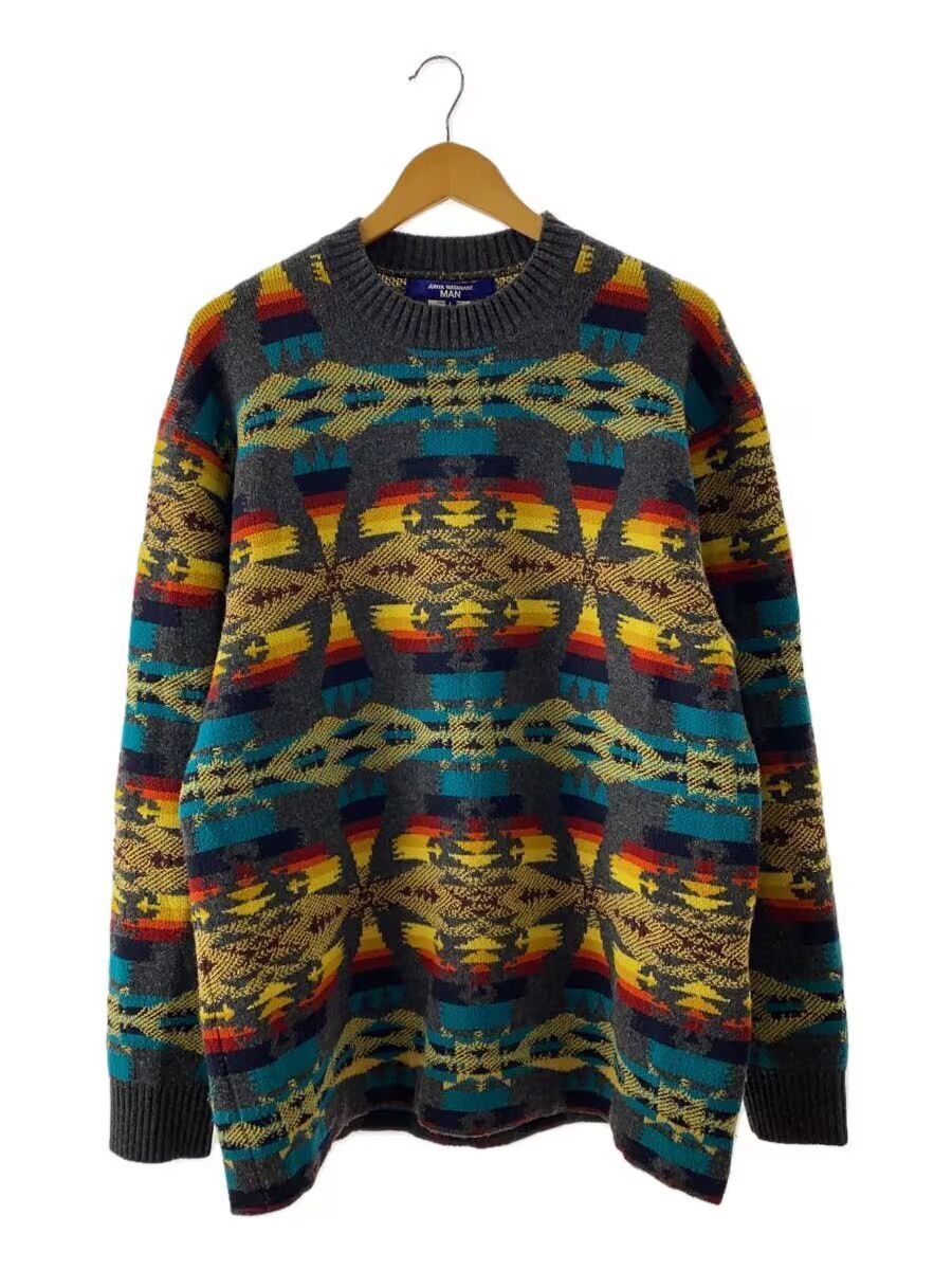 Comme des Garcons × Junya Watanabe AW22 Nordic Pattern Wool Knit Sweater Size US L / EU 52-54 / 3 - 1 Thumbnail