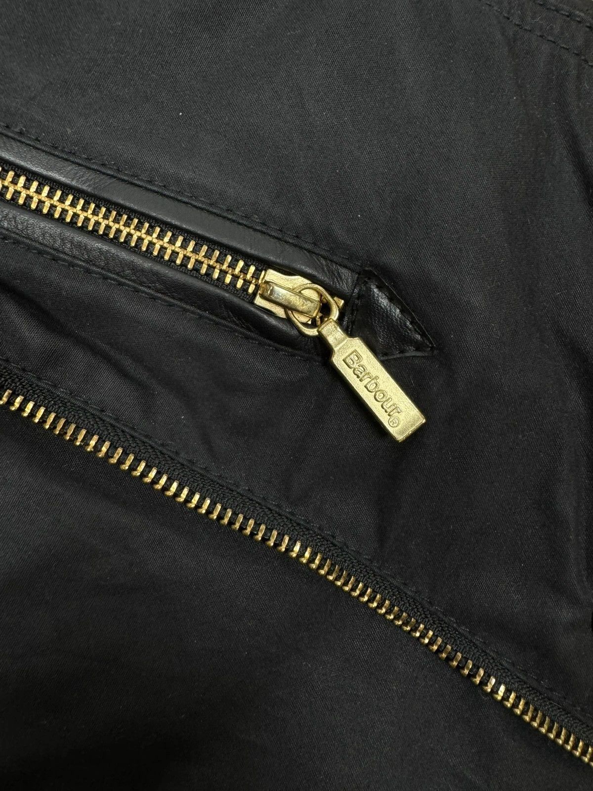 Barbour Barbour International Wax Asymmetrical Jacket Biker UK8 US4 Size S / US 4 / IT 40 - 16 Thumbnail