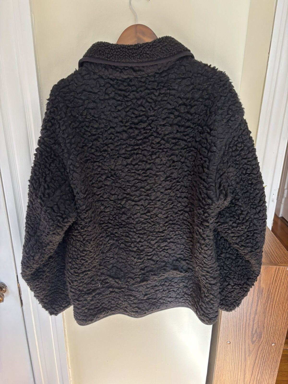 Nanamica × The North Face Purple Label Oversized Sherpa Wool Fleece Jacket (Black) Size US M / EU 48-50 / 2 - 7 Thumbnail