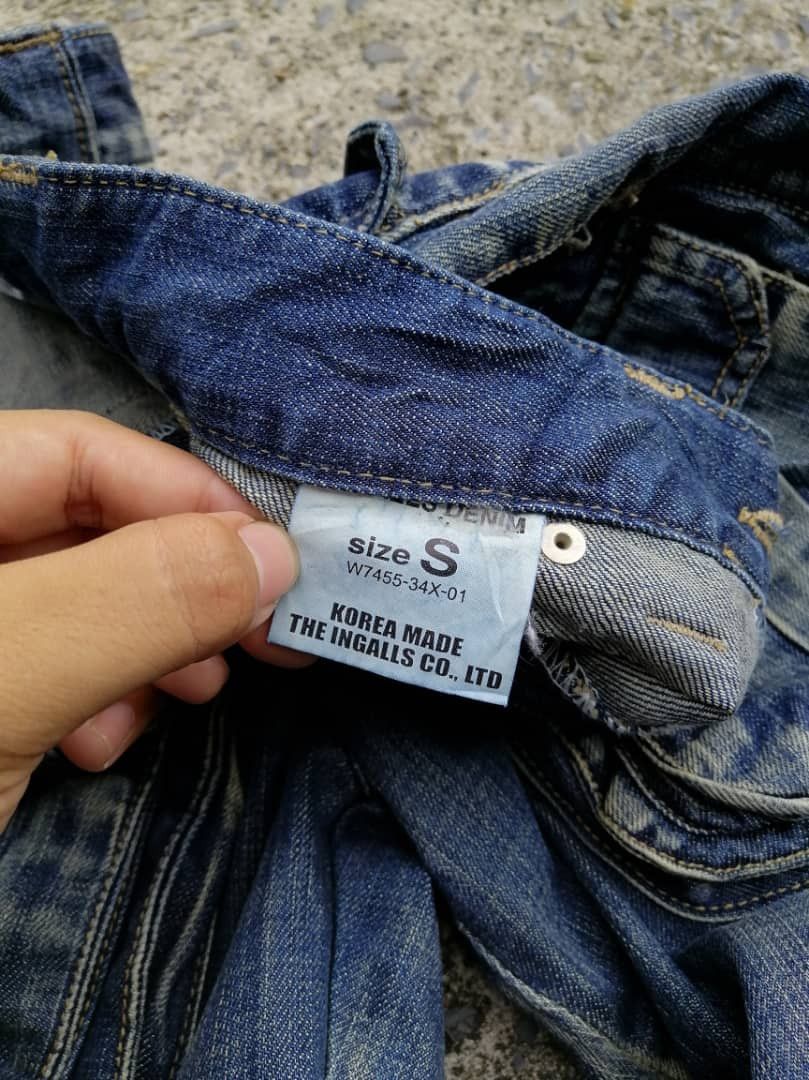 Japanese Brand Ingalls Multipockets Cargo Denim Jeans Size US 26 / EU 42 - 5 Thumbnail