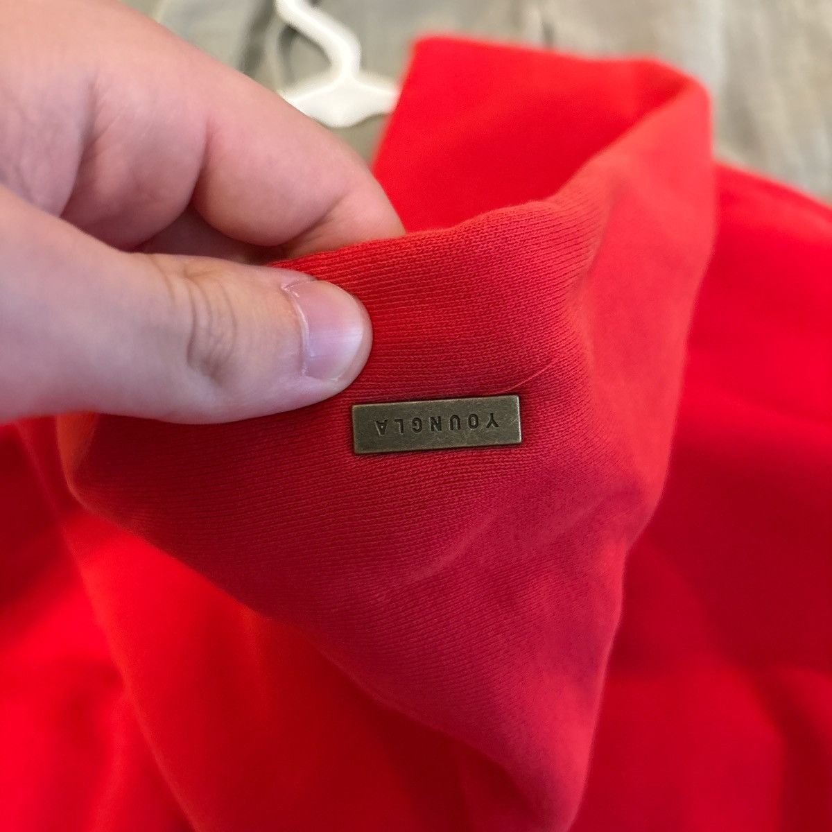 YoungLA Youngla red quarter zip hoodie Size US L / EU 52-54 / 3 - 4 Thumbnail