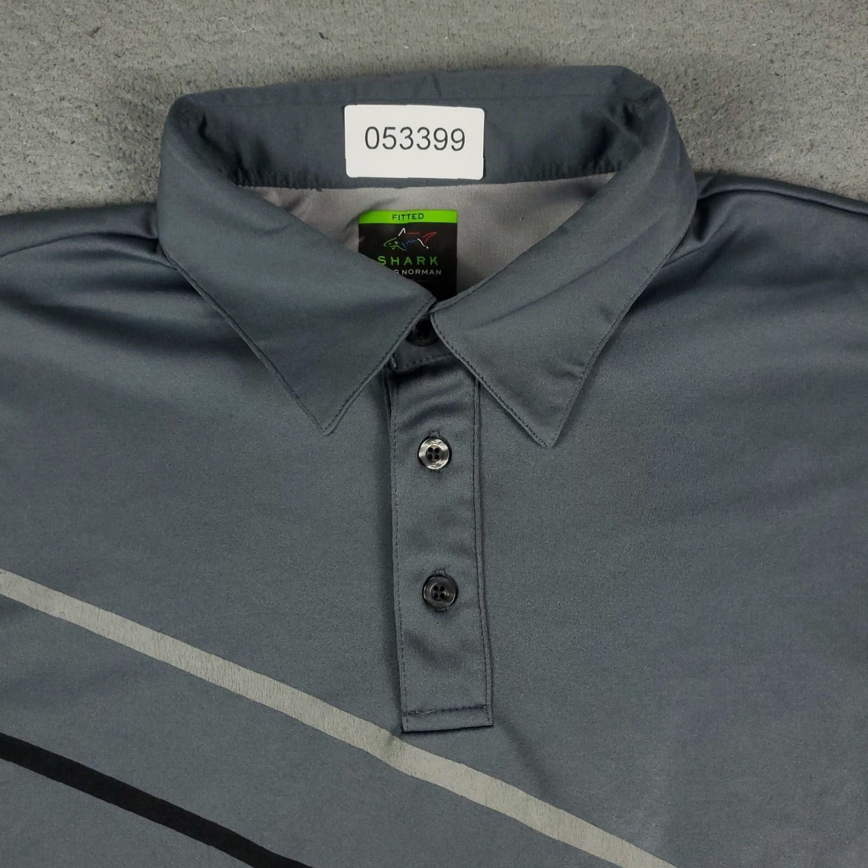 Vintage Greg Norman Polo Shirt Mens L Gray Solid Short Sleeve Polo Shirt Mens L Gray Casual Classic Sports Men’s Polo Size US L / EU 52-54 / 3 - 2 Thumbnail