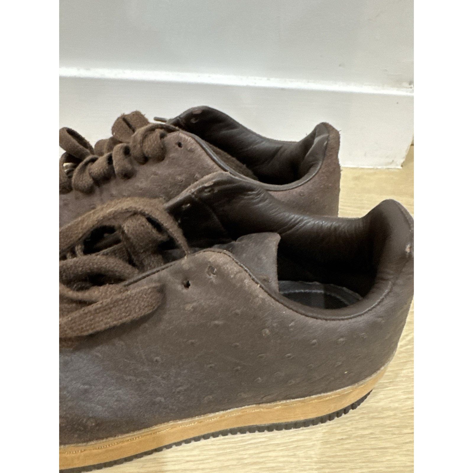 Nike Nike Air Force 1 Supreme Low Seamless Ostrich Brown Size 9 Size US 9 / EU 42 - 3 Thumbnail