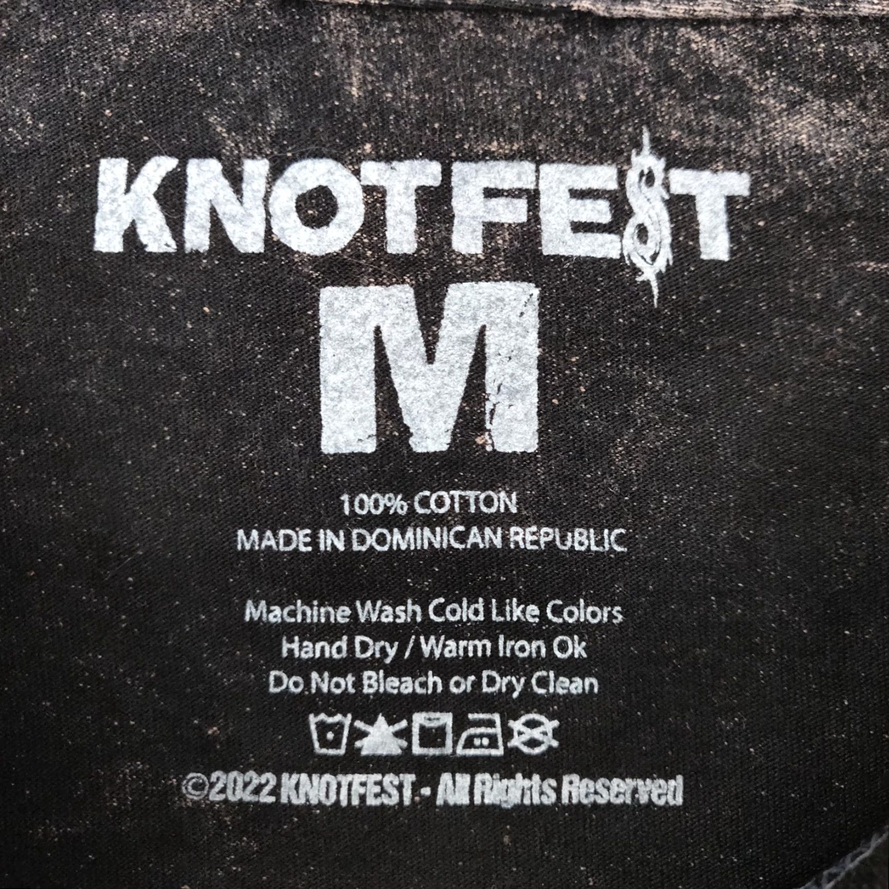 Vintage Knotfest Slipknot T Shirt Mens Medium Knotfest Short Sleeve Rock Band Graphic Size US M / EU 48-50 / 2 - 7 Thumbnail