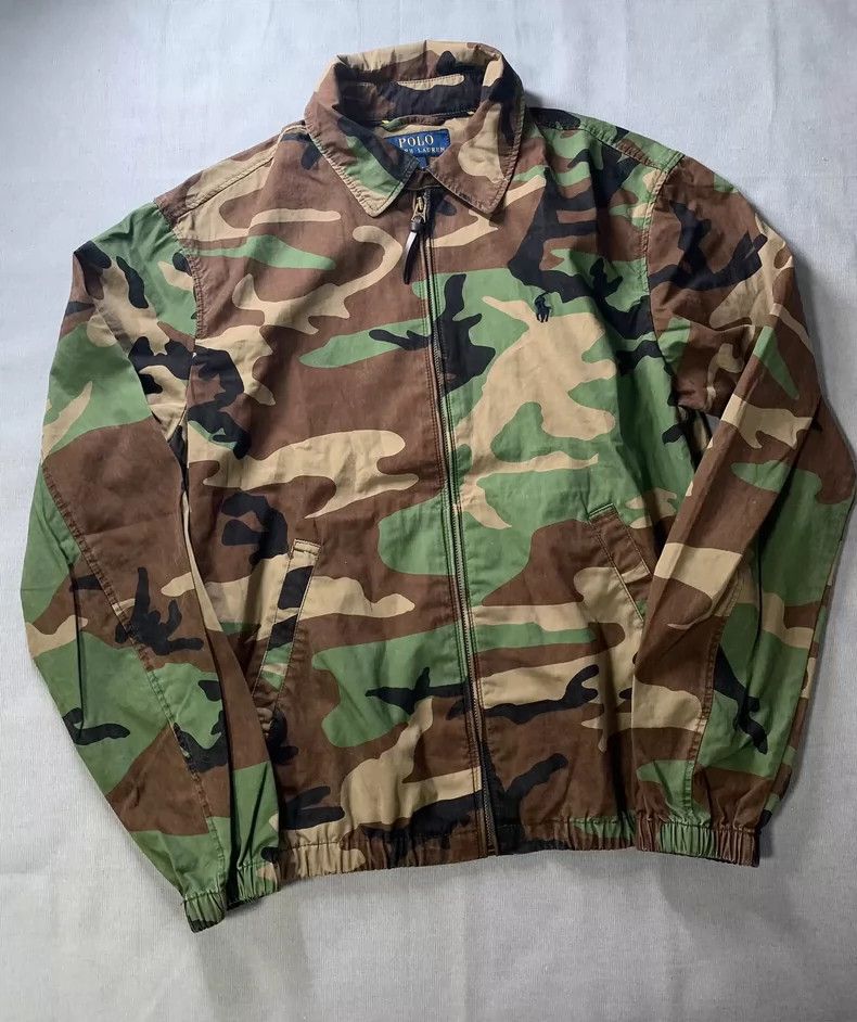 Polo Ralph Lauren Polo Ralph Lauren Overalls Camo Jacket 2506-Nextarrow Size US S / EU 44-46 / 1 - 1 Thumbnail